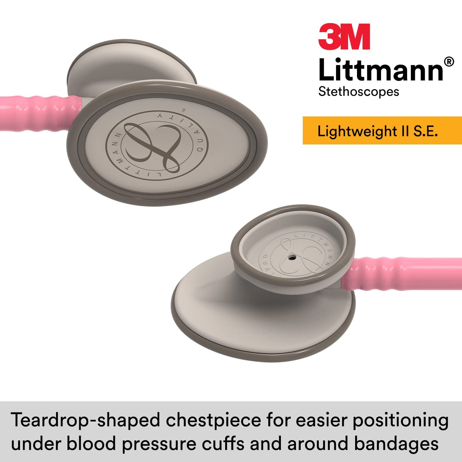 Стетоскоп 3M Littmann Lightweight II S.E. 71см Розовый, фото №2
