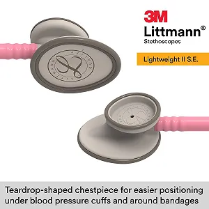 Стетоскоп 3M Littmann Lightweight II S.E. 71см Розовый synthetic.ua - Фото 1