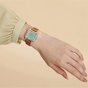 Женские аналоговые кварцевые часы Generisch с сетчатым ремешком synthetic.ua - Фото 1