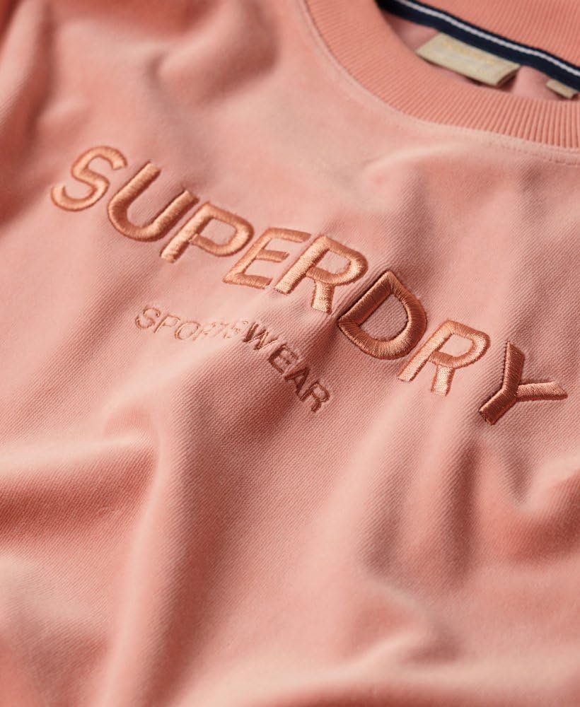 Женский Свитшот Superdry Velour Graphic Boxy, фото №3
