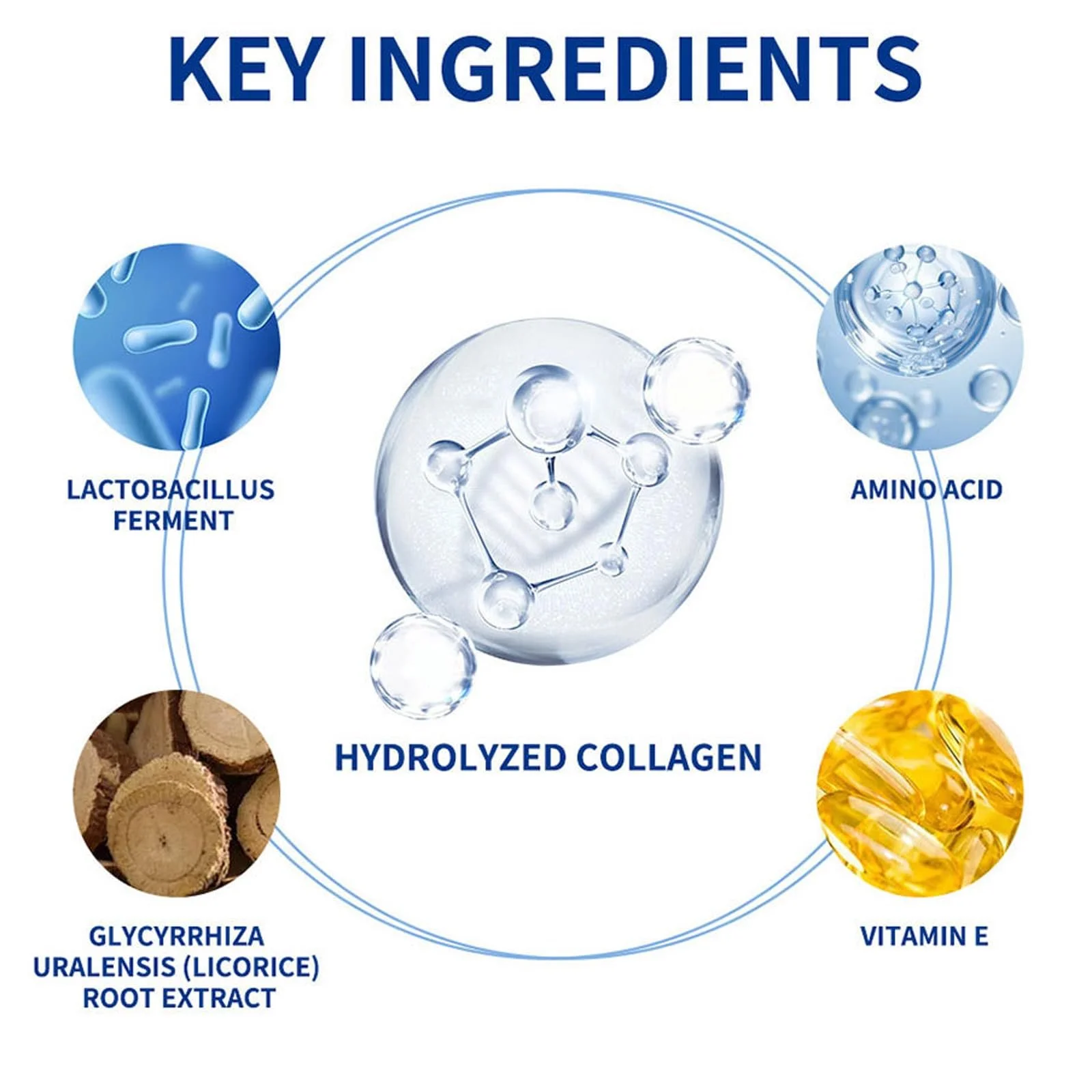 Маска для обличчя проти зморшок, гідратуюча колагенова маска нічна, фото №6