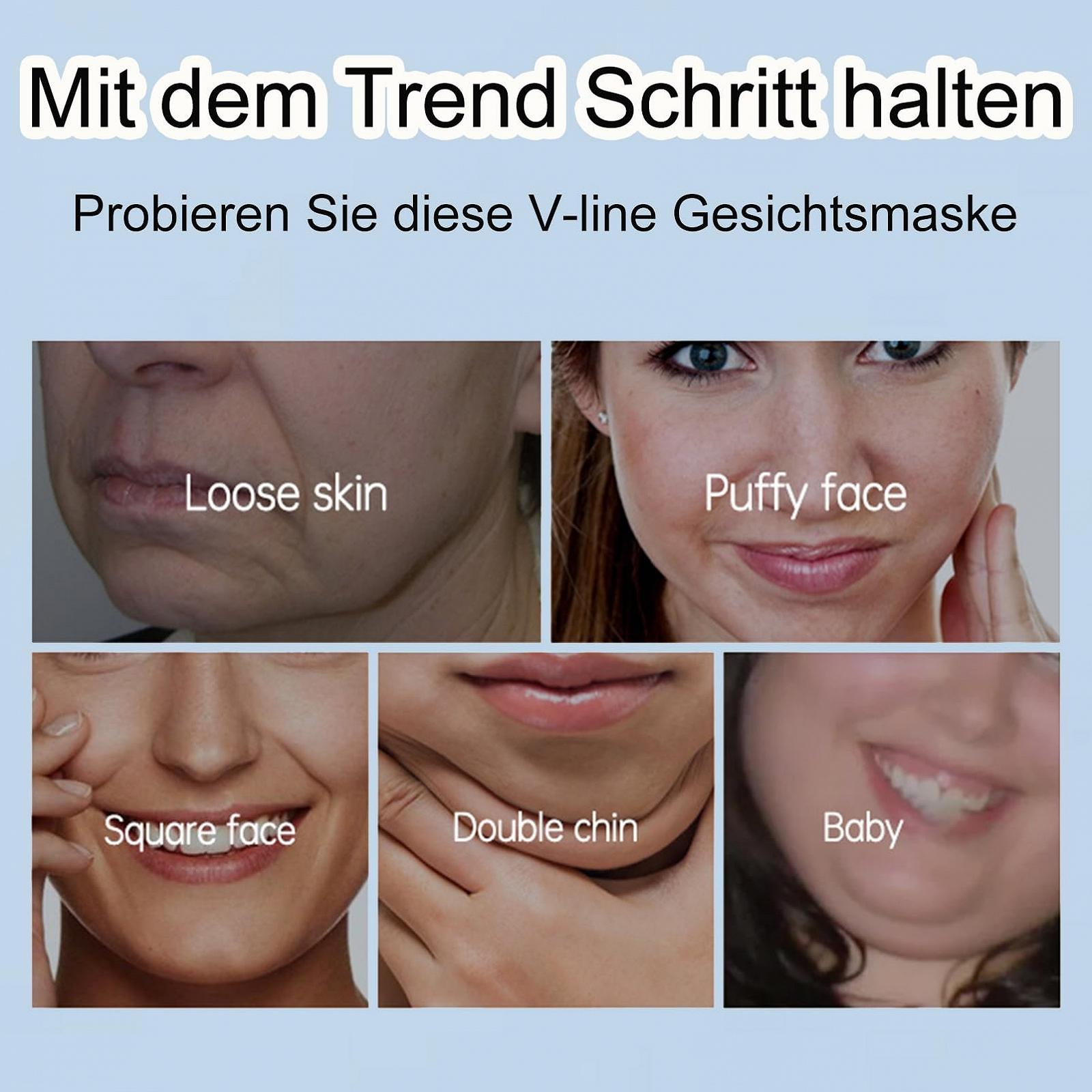 Маска для обличчя V-line, маска для підтяжки підборіддя, проти зморшок, фото №2