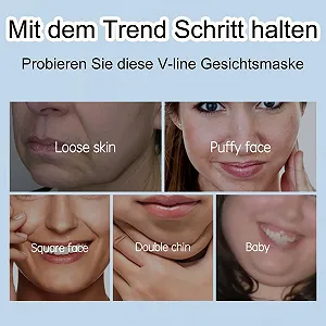 Маска для лица V-line, маска для подтяжки подбородка V Line Double Chin Firming, маска для лифтинга V Line, маска для подбородка, маска для лица V Shape для двойного подбородка, средство для подтяжки, против морщин synthetic.ua - Фото 1
