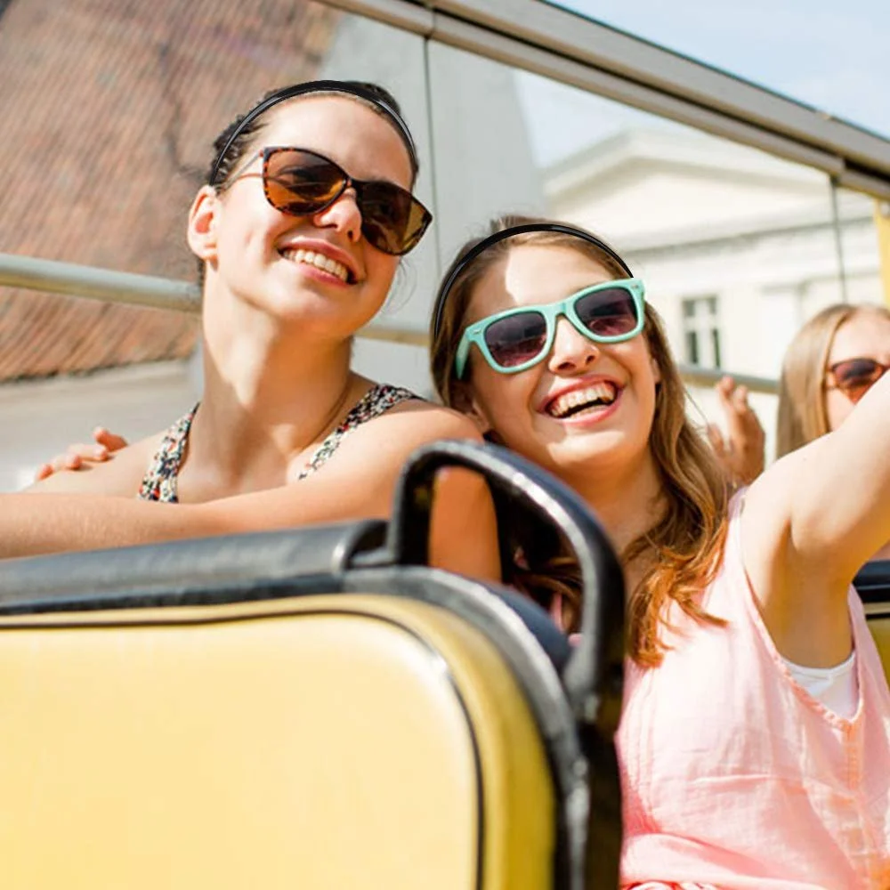 Обруч для волосся Пластик Чорний, 36 шт, фото №8