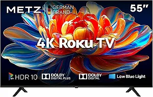 Телевізор 55" METZ Blue Roku TV / 4K UHD / 60 Гц / LED / Roku TV / Wi-Fi / Bluetooth / T2 - Фото 1