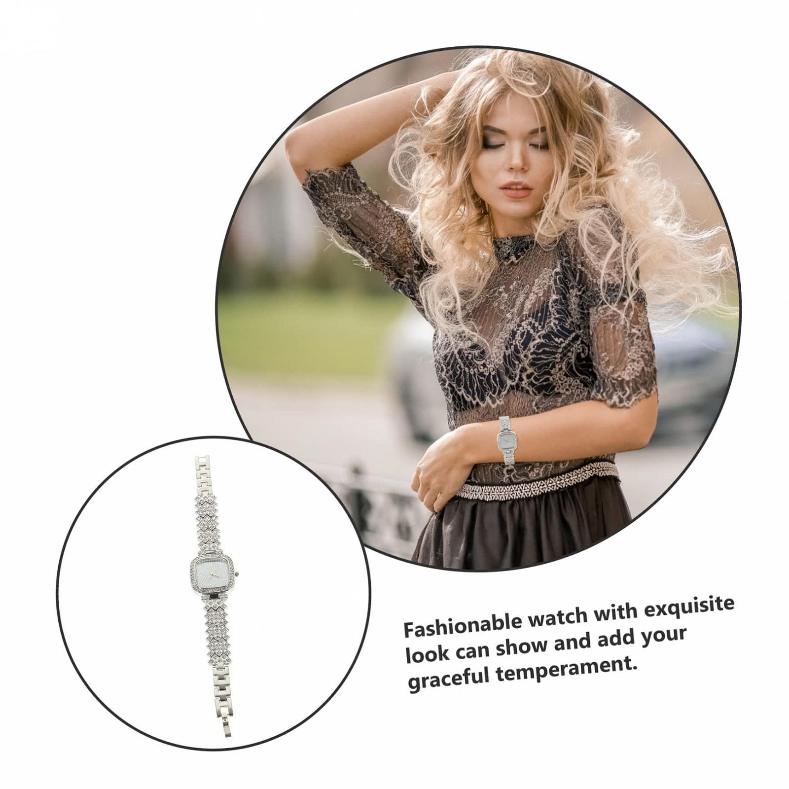 Наручные часы Женские WRITWAA С украшением из страз Модный дизайн Розовое золото, фото №8 Наручные часы Женские WRITWAA С украшением из страз Модный дизайн Розовое золото, фото №8