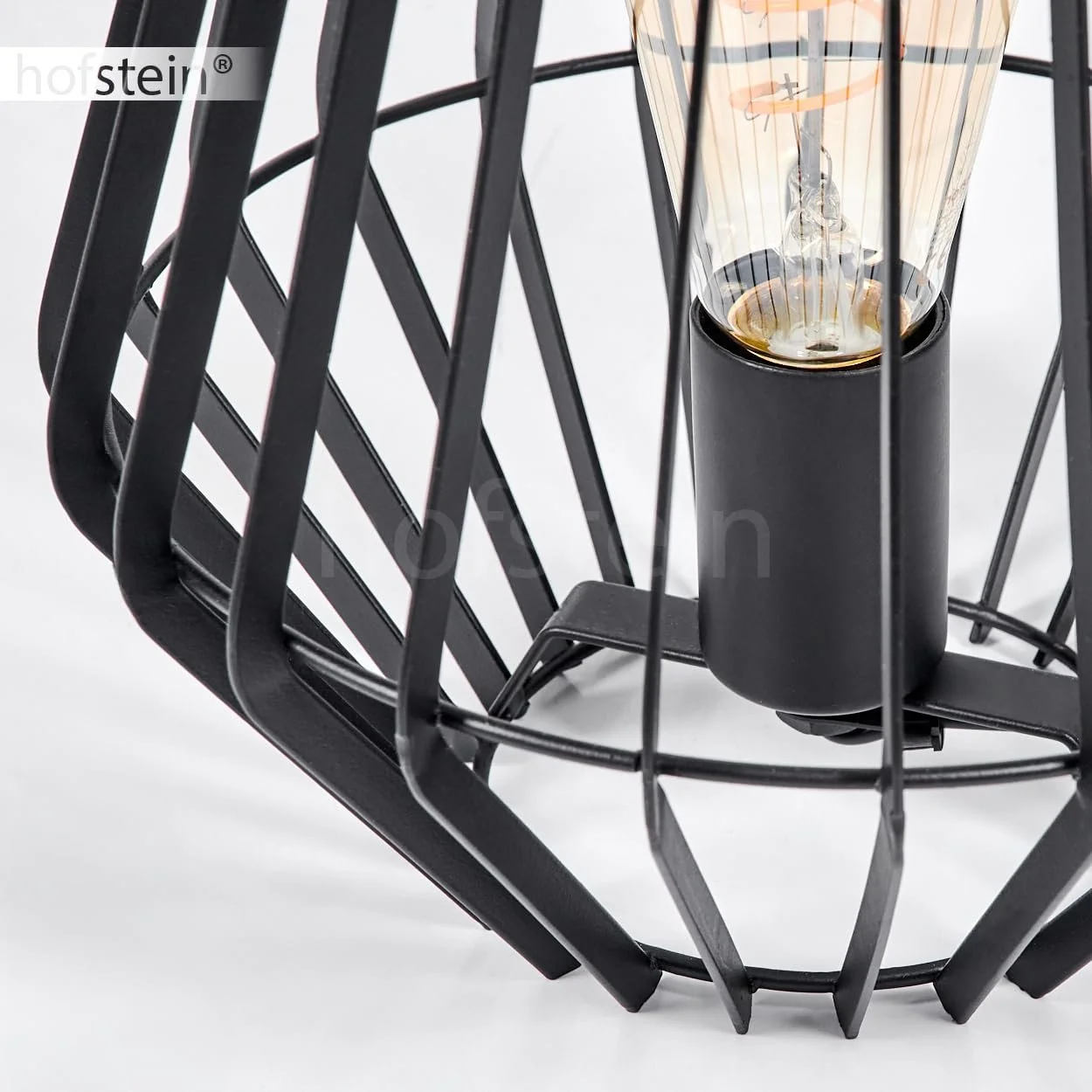 Настільна лампа Emporia E27 27 см Black, фото №4