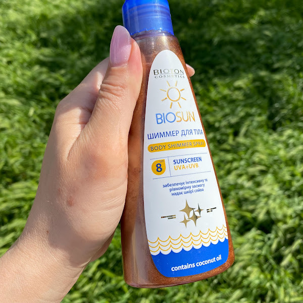 Шиммер для засмаги з кокосовою олією SPF 8 Bioton Cosmetics BioSun, фото №3 Шиммер для засмаги з кокосовою олією SPF 8 Bioton Cosmetics BioSun, фото №3