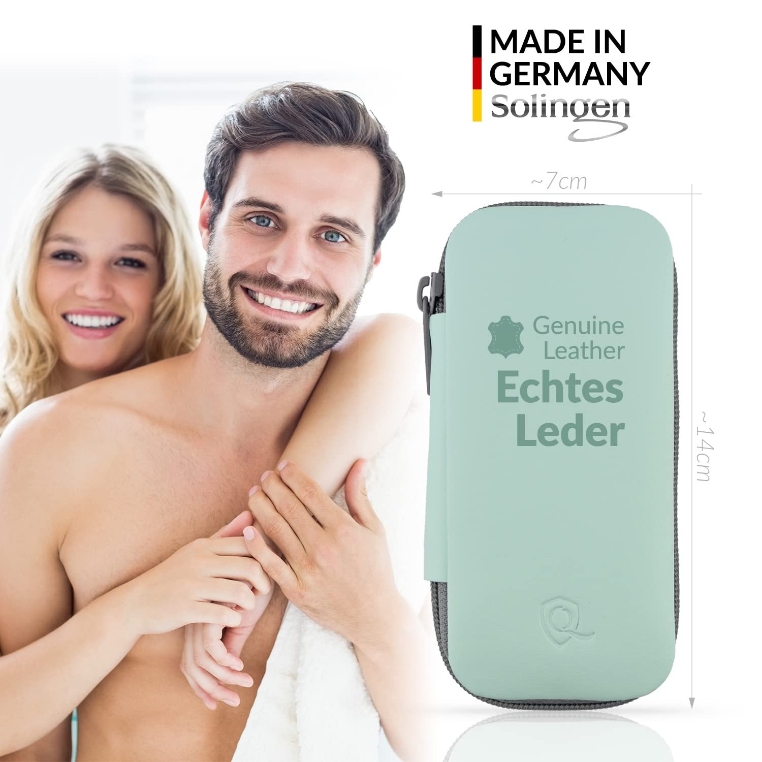 Набір для манікюру Solingen marQus, 7 предметів, полірована нікельована сталь, в шкіряному чохлі, фото №3 Набір для манікюру Solingen marQus, 7 предметів, полірована нікельована сталь, в шкіряному чохлі, фото №3