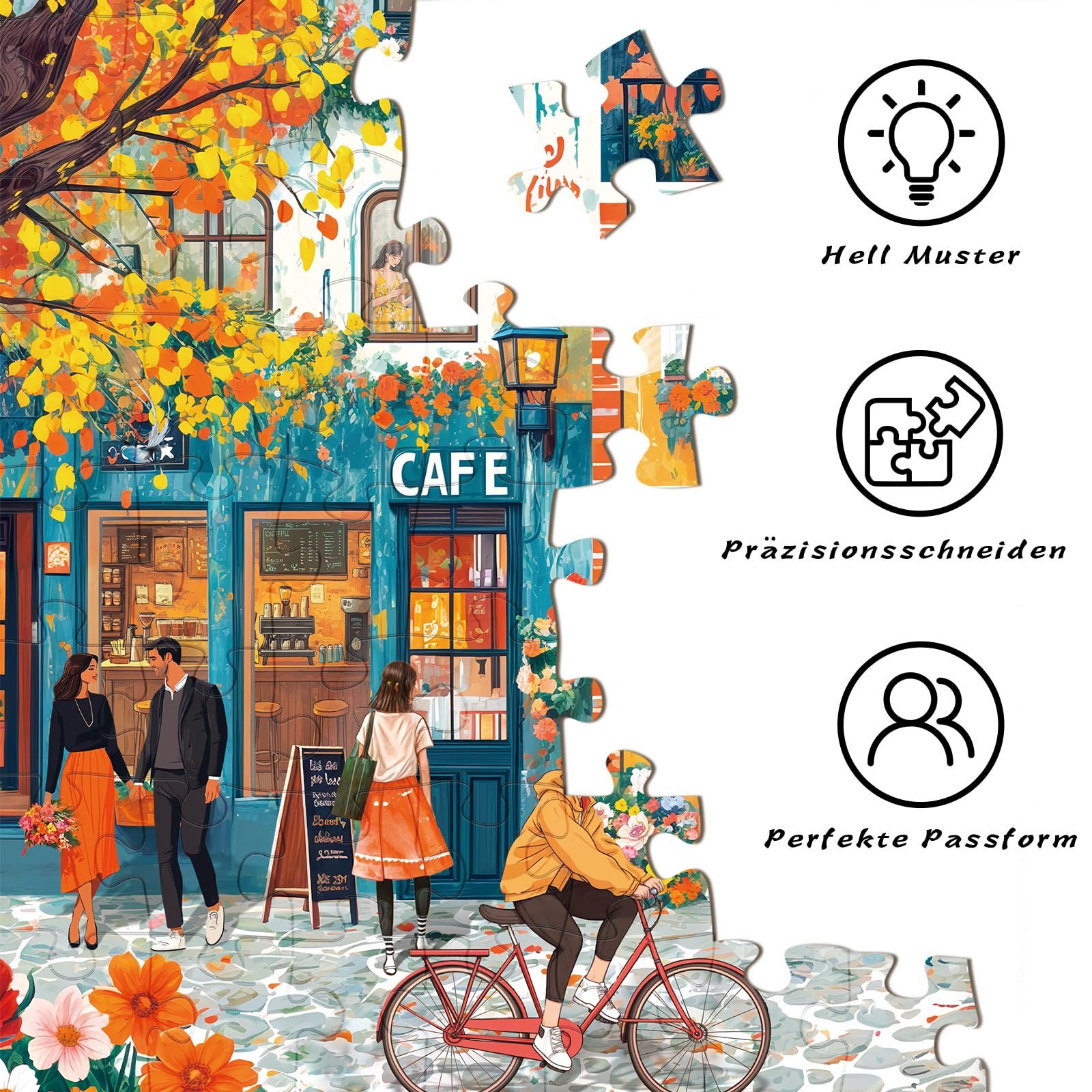 Пазл HUADADA Romantic Road 1000 деталей 70 x 50 см, фото №4