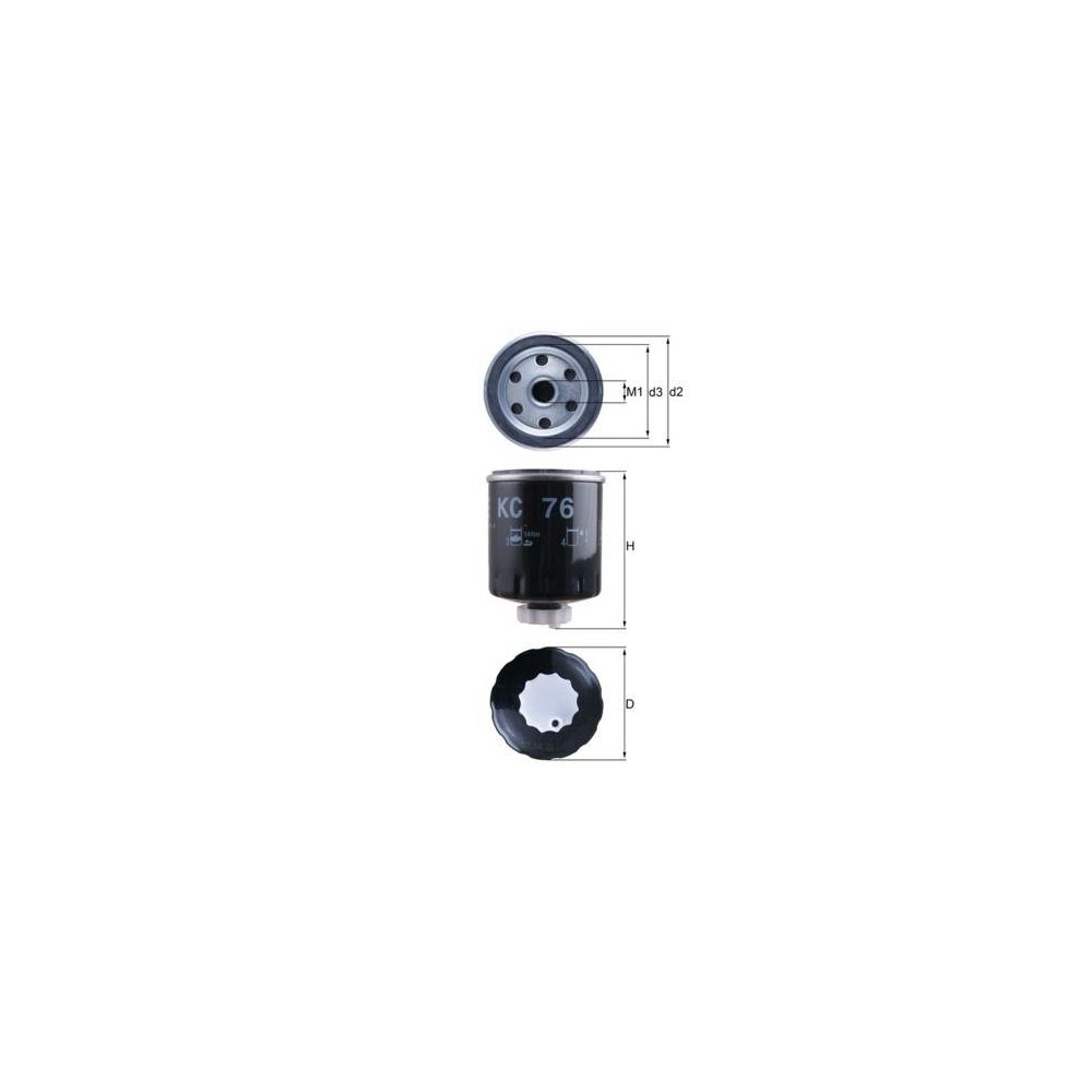 Топливный фильтр KNECHT KC 76 для MITSUBISHI OPEL RENAULT VOLVO CASE IH CUMMINS, фото №1 Топливный фильтр KNECHT KC 76 для MITSUBISHI OPEL RENAULT VOLVO CASE IH CUMMINS, фото №1