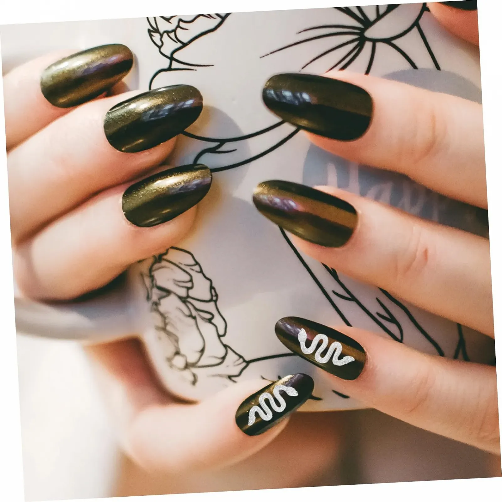 Змія Beavorty 120 шт. зі стразами для манікюру, для творчого дизайну нігтів та DIY проєктів, фото №6