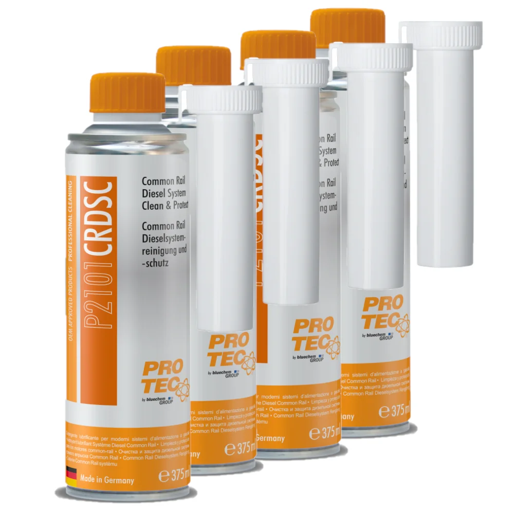 Засіб для очищення та захисту дизельних систем Common Rail PROTEC 4x 375мл P2101, фото №1