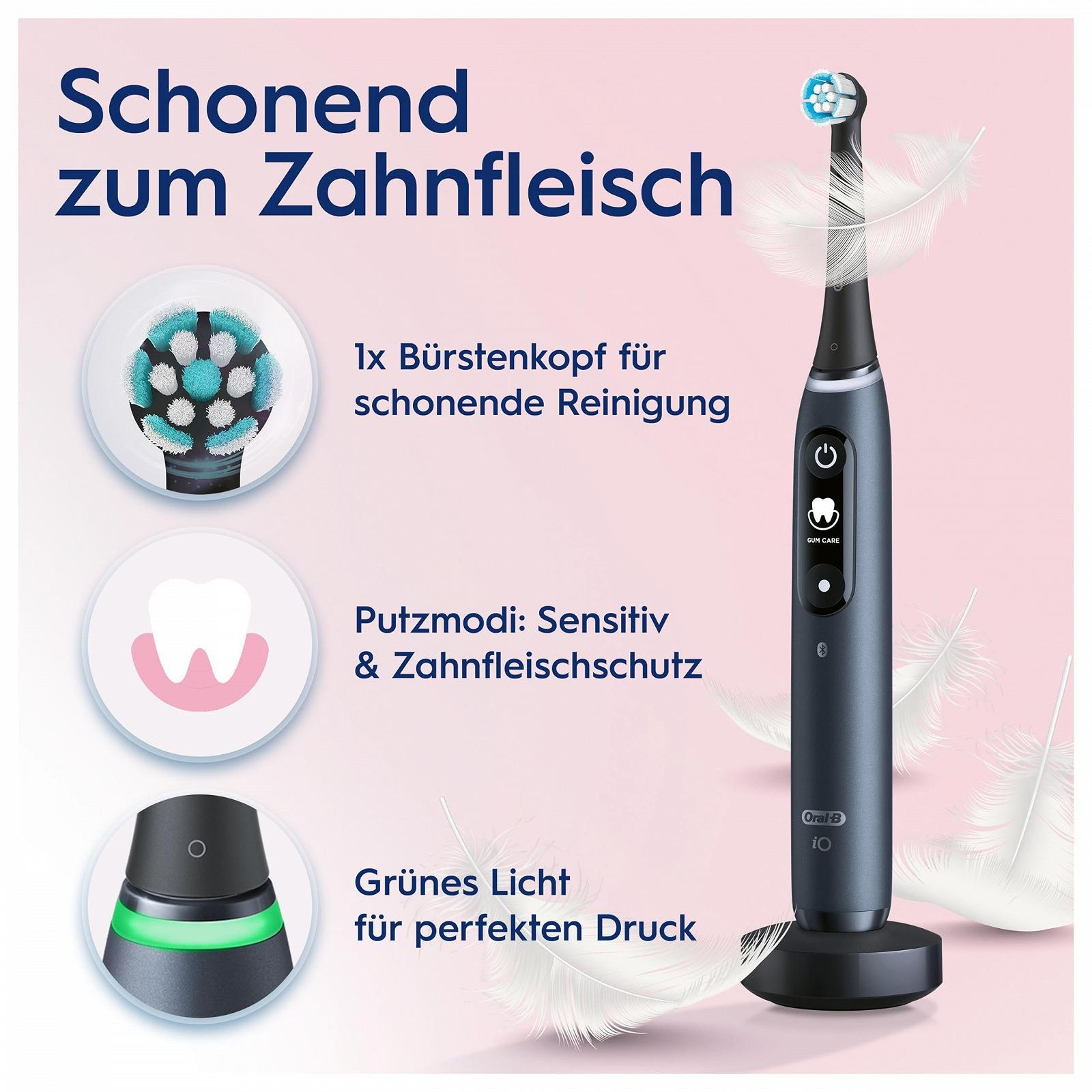 Зубная щетка электрическая Oral-B iO Series 7 Black Onyx, фото №4