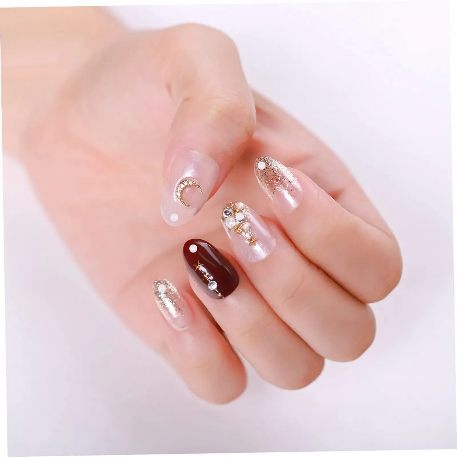 Цветок FRCOLOR Акриловый декоративный для дизайна ногтей 3D, фото №5