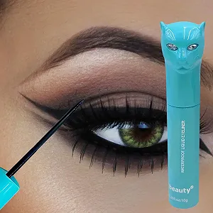 Підводка для очей Povanjer Leopard Gel, водостійка, чорна synthetic.ua - Фото 1