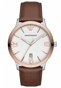 Годинник Emporio Armani, коричневий - Фото 1