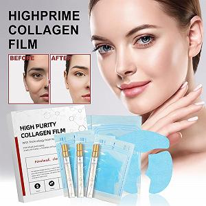 Маска Плівка Collagen Набір 3шт Розчинна плівка колагену з есенцією-спреєм, зменшує зморшки synthetic.ua - Фото 1