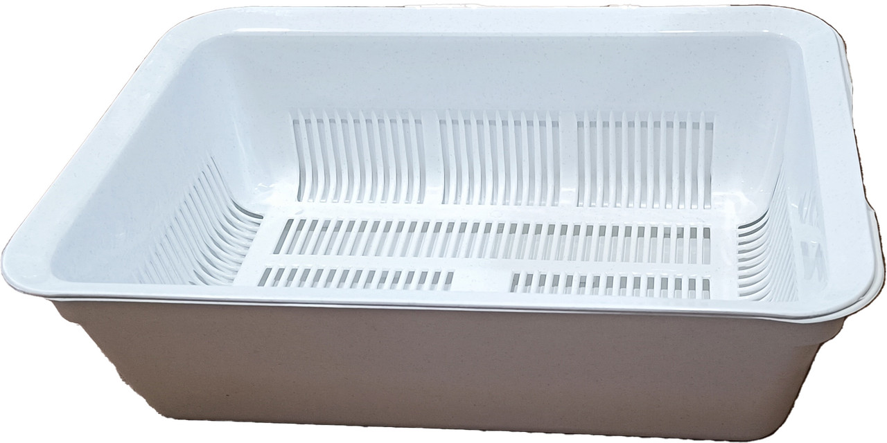 Туалет д/кота глубокий с сеткой Спринг Групп Spring Group 40х27х12см Белый 7885, фото №1