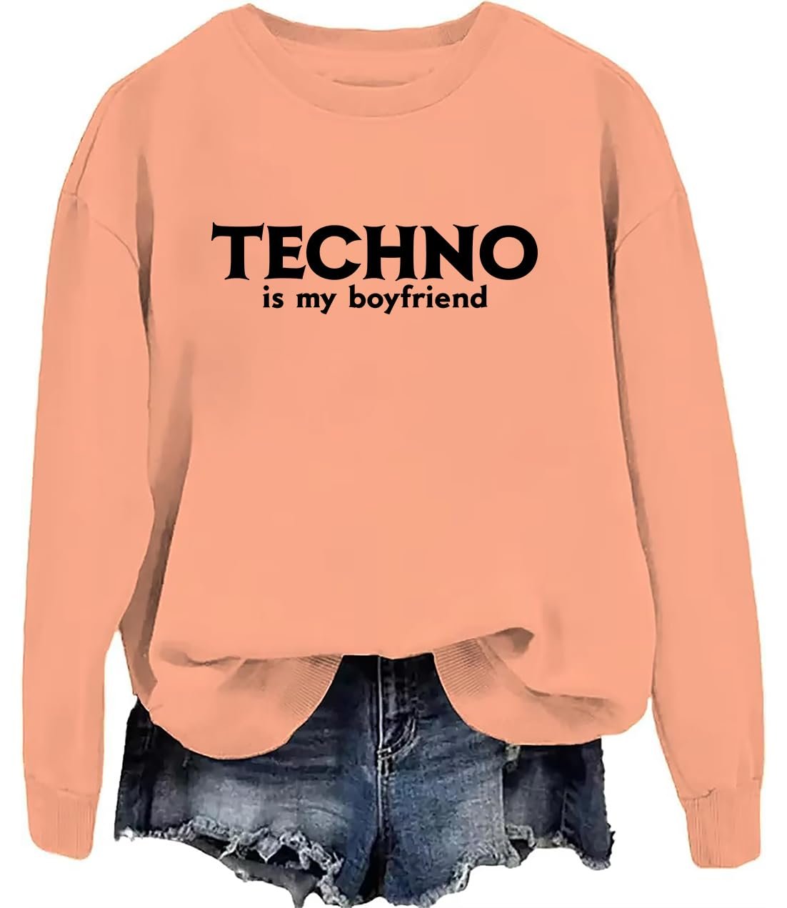 Свитшот Techno Is My Boyfriend, фото №1