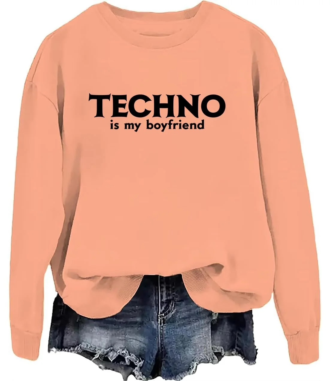 Свитшот Techno Is My Boyfriend, фото №1