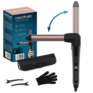 Купити Плойка Cecotec SurfCare TwistWaves 43 Вт 25 мм 90° з терморукавичкою, сумкою та 2 затискачами - Фото 1 Плойка Cecotec SurfCare TwistWaves 43 Вт 25 мм 90° з терморукавичкою, сумкою та 2 затискачами - Фото 1
