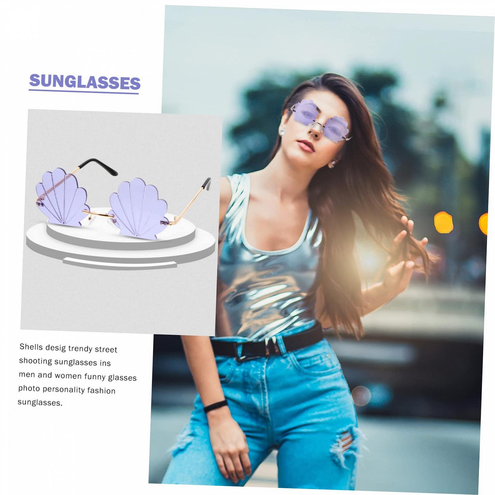 Сонцезахисні окуляри PACKOVE з мушлеподібним візерунком, фото №6