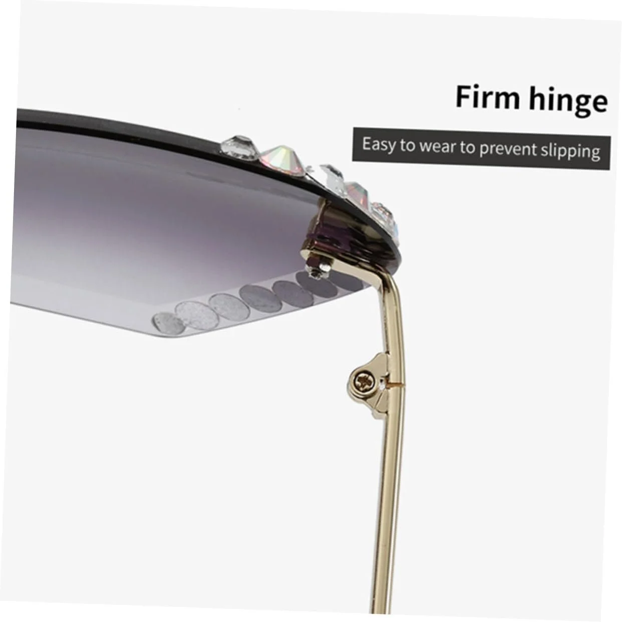 Сонцезахисні окуляри Без оправи PACKOVE Miss Рожевий, 3 шт, фото №2