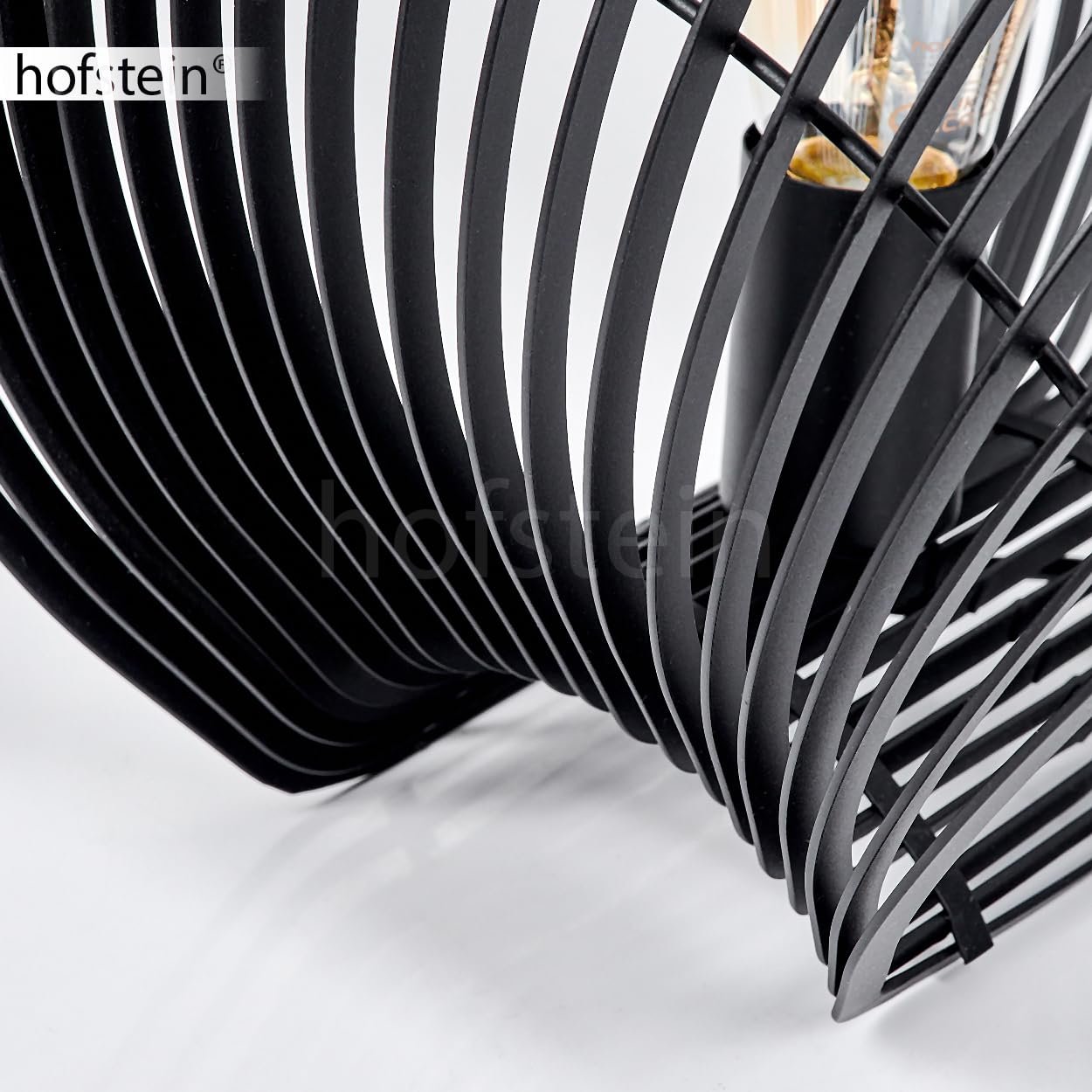 Настільна лампа Corvallis Metal Grid Shade 27 см 1 x E27 Чорна, фото №4