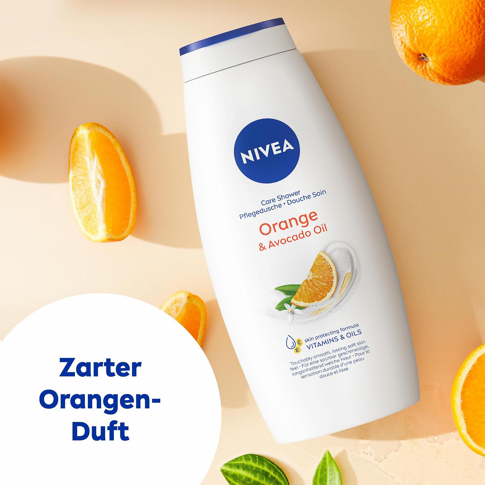 Гель для душа NIVEA Orange & Avocado Oil 750 мл, фото №3