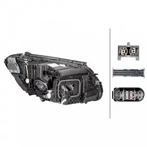 Фара головного света HELLA 1EX 013 063-511 для MERCEDES-BENZ левая synthetic.ua - Фото 1