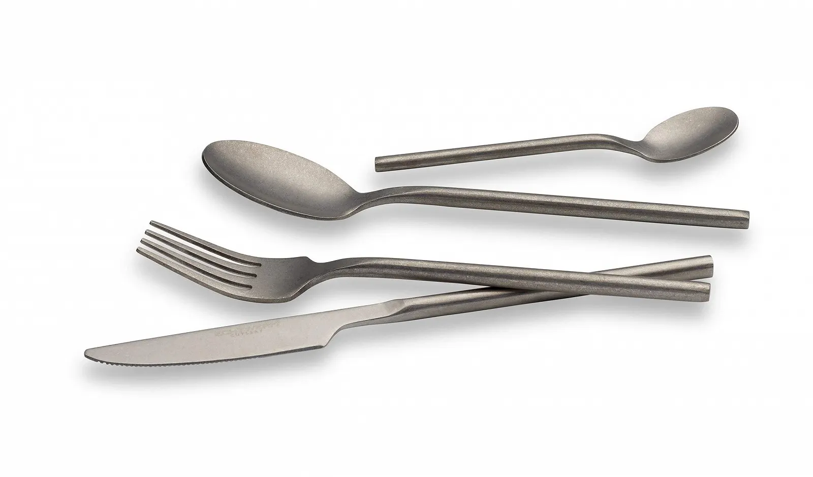 Набір столових приборів ECHTWERK Bari, Stonewashed Silver, 16 предметів, на 4 особи, високоякісна хромонікелева сталь, нержавіюча сталь, фото №3 Набір столових приборів ECHTWERK Bari, Stonewashed Silver, 16 предметів, на 4 особи, високоякісна хромонікелева сталь, нержавіюча сталь, фото №3