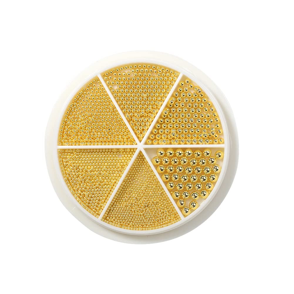 Ікра для нігтів 3D Міні 2 коробки, змішаний розмір, бісер, маленькі камінці, фото №1