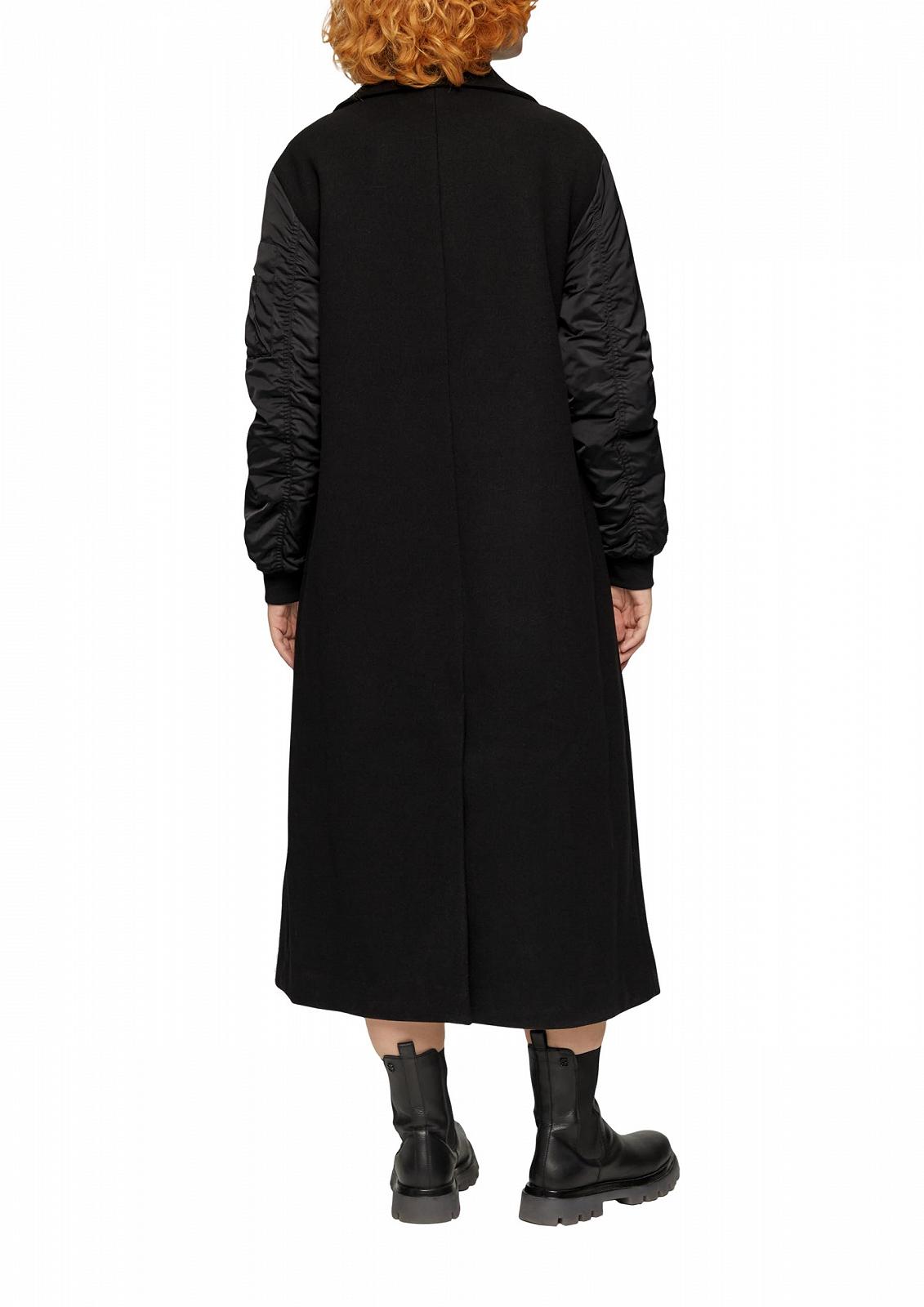 Повсякденне пальто QS з тканини в міксі, фото №4