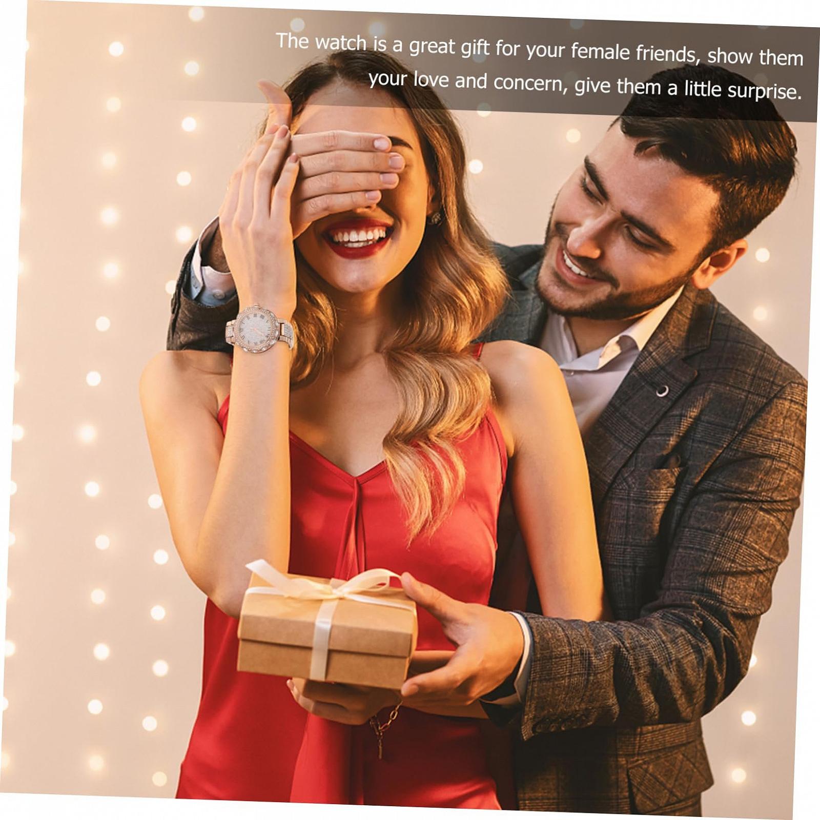 Годинник LIFKOME Студентський Годинник зі стразами Сріблястий Золотистий, фото №6 Годинник LIFKOME Студентський Годинник зі стразами Сріблястий Золотистий, фото №6