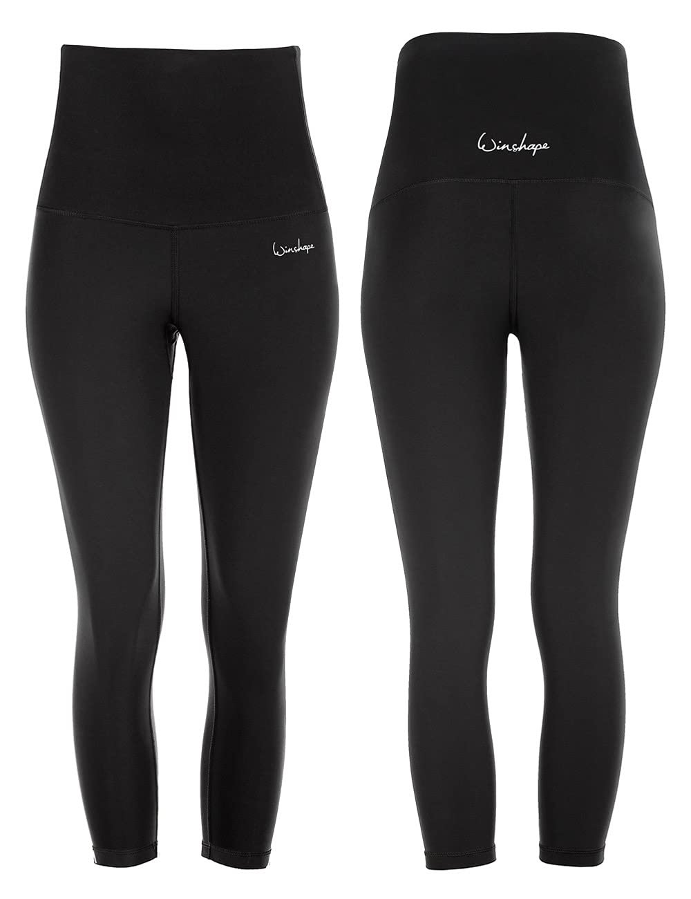 Леггинсы WINSHAPE Функциональные Power Shape 7/8 "High Waist" Hwl302, Черный, Slim Style, фото №1