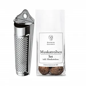 Купити Терка Boomers Gourmet для мускатного горіха з контейнером - Фото 1 Терка Boomers Gourmet для мускатного горіха з контейнером - Фото 1