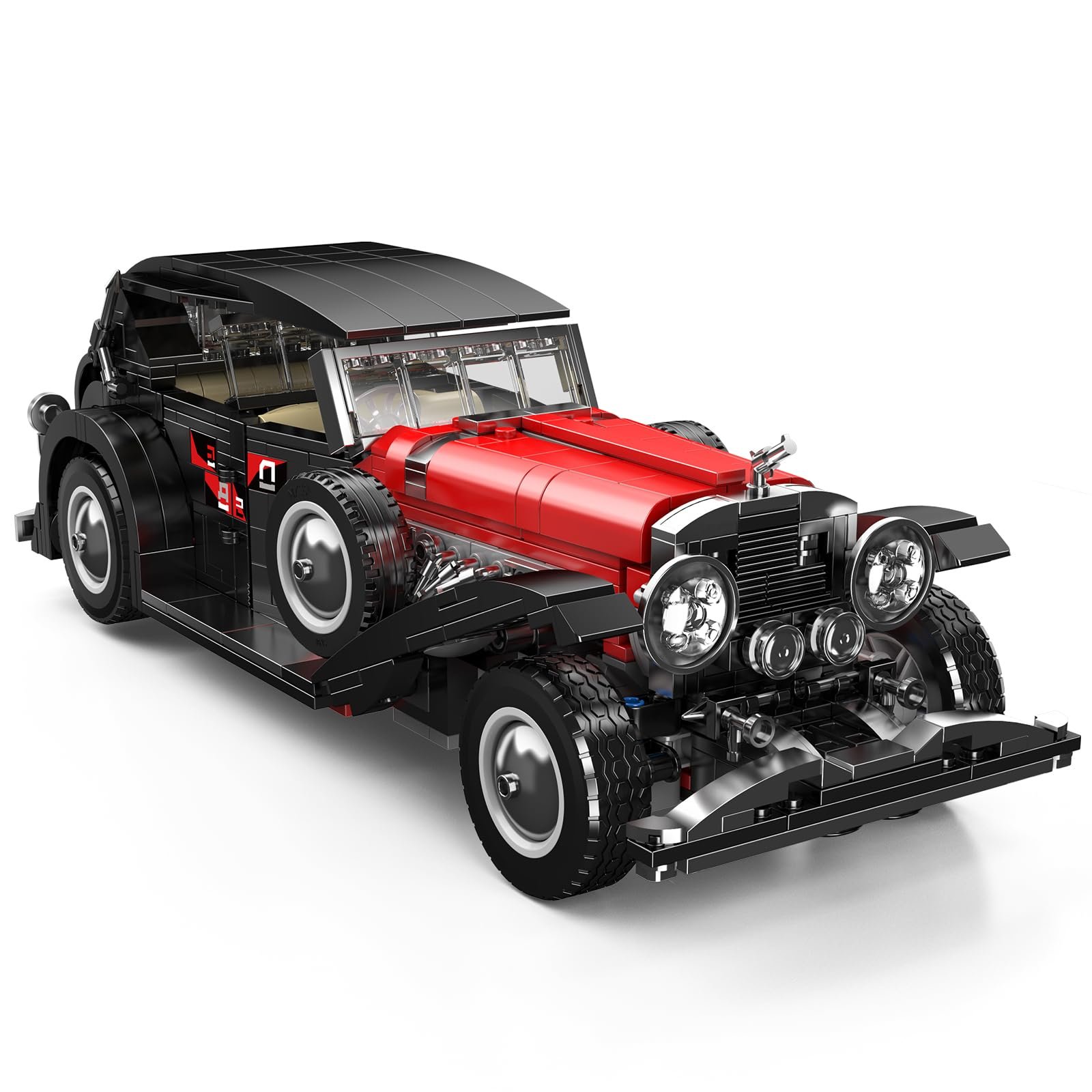 Набор для сборки Technic Mould King T50 Retro Vintage Car 1308 деталей, фото №3