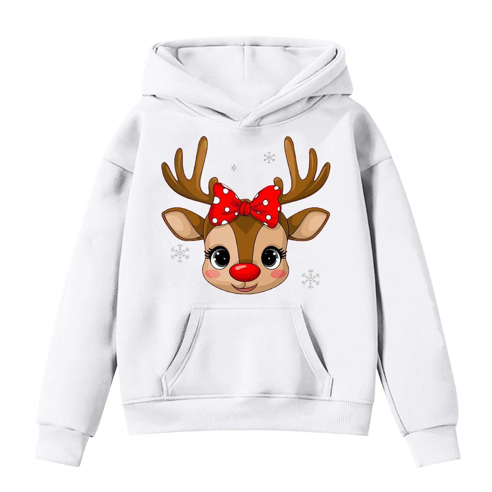 Різдвяний светр для хлопчиків і дівчаток з принтом оленя, фото №1