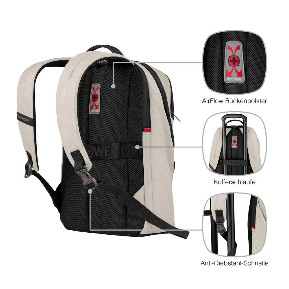 Рюкзак для ноутбука WENGER MX Light 16" Песочный (Бежевый), фото №5