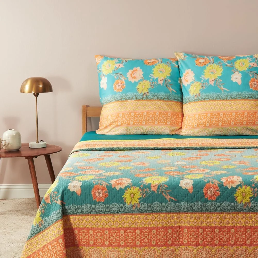 Покрывало Bassetti POSILLIPO 9328447 Хлопок Зеленый 220 x 255 см, фото №3