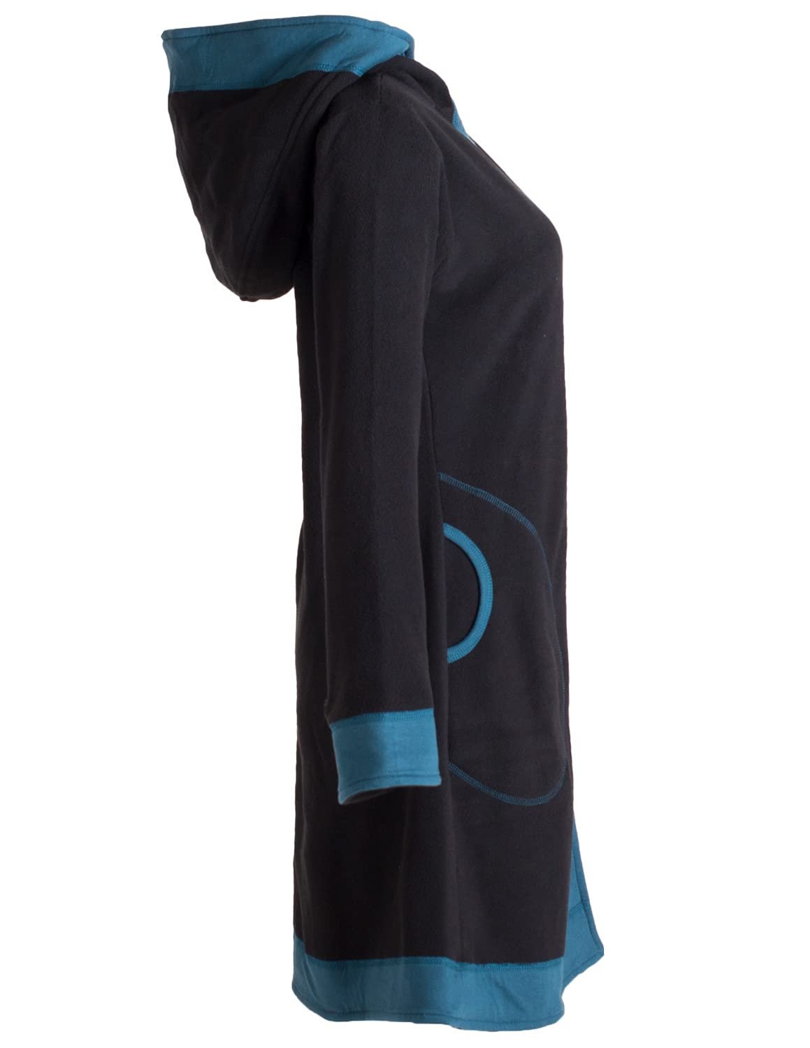 Пальто Vishes Мягкий эко-флис для переходного периода с большими контрастными карманами, фото №3 Пальто Vishes Мягкий эко-флис для переходного периода с большими контрастными карманами, фото №3