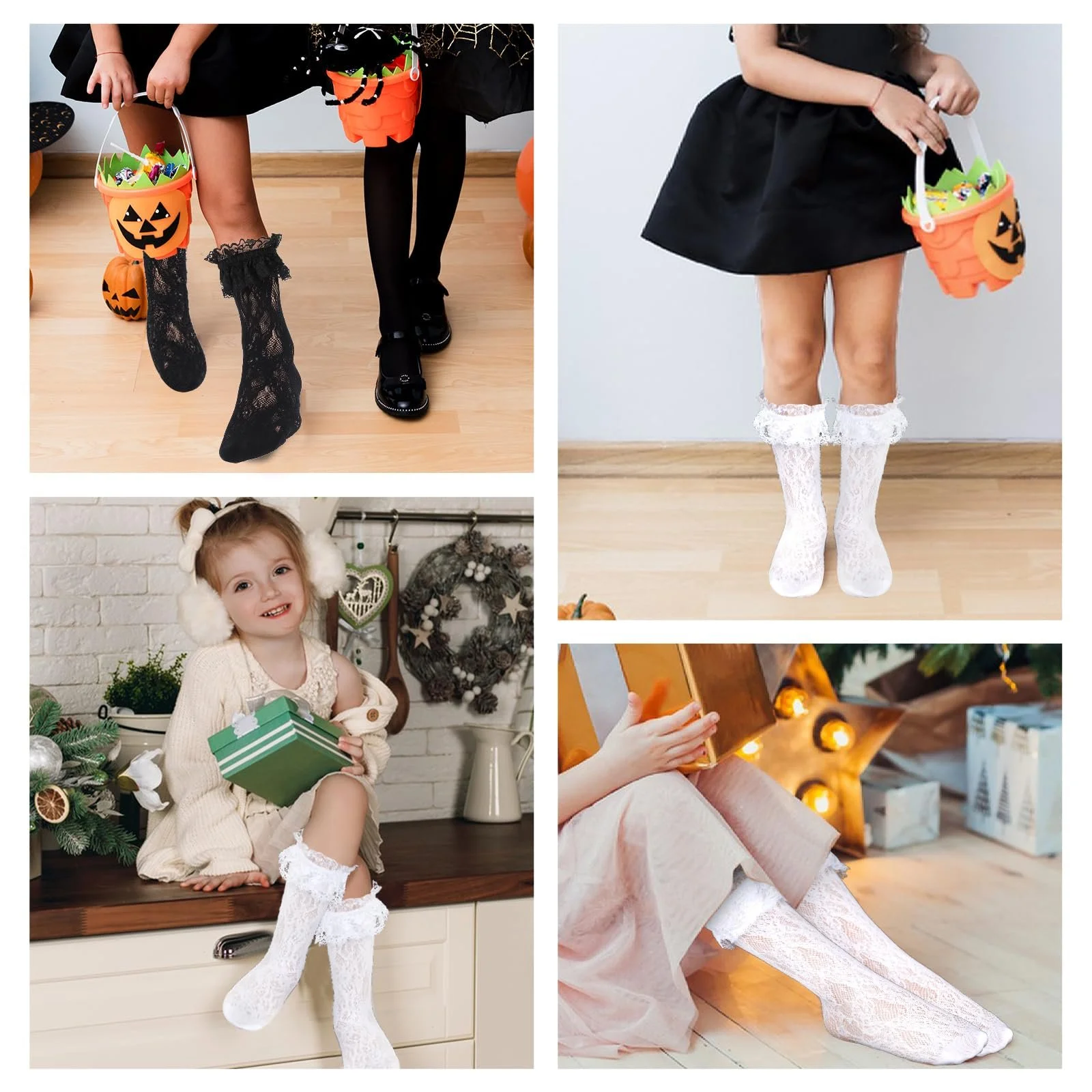 Шкарпетки з рюшами, Мереживні шкарпетки Жіночі, фото №6