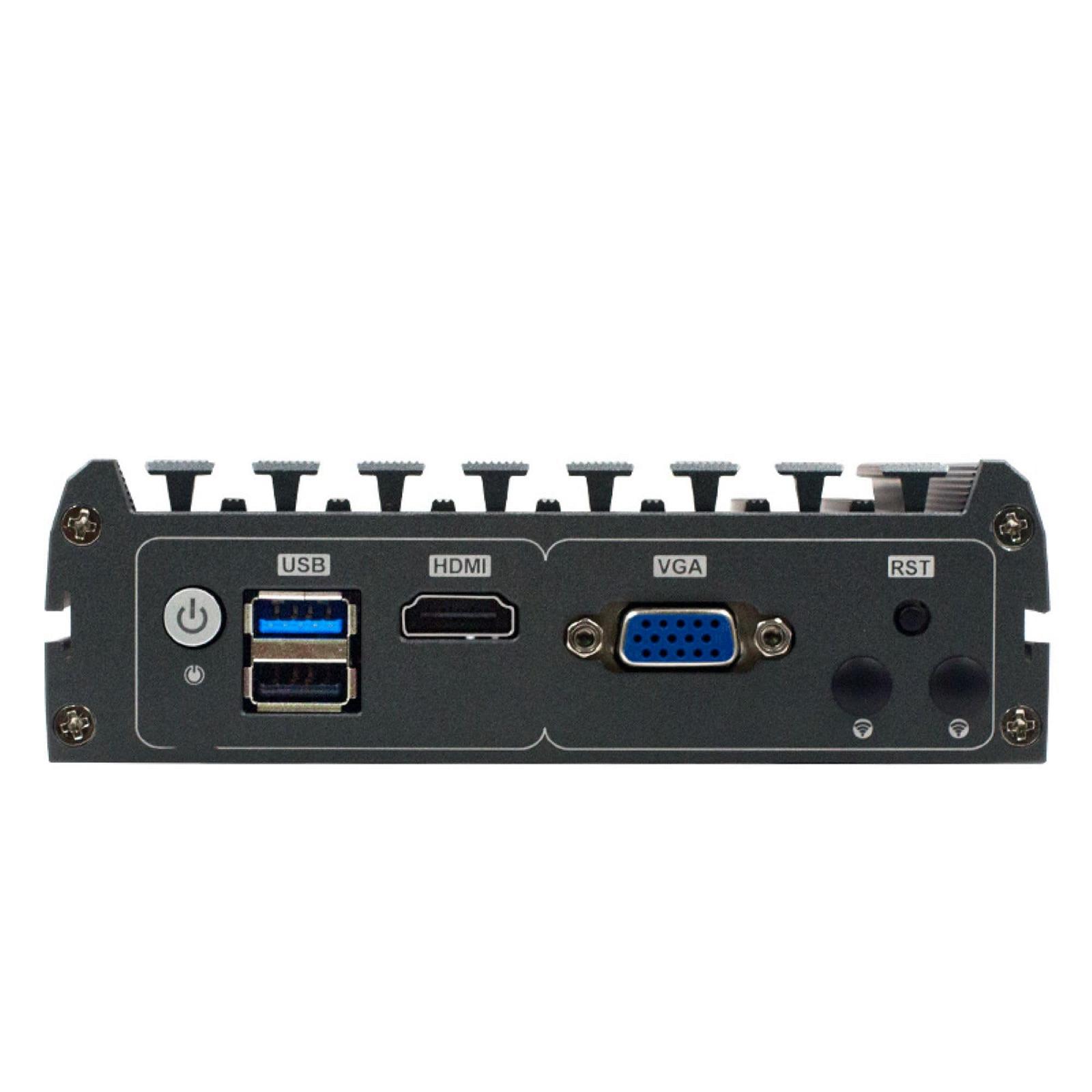 Мікро-ПК Celeron J4125 Quad Core Firewall, Mini PC, Nano PC, ПК-маршрутизатор 4G RAM 64G SSD 4 RJ45 2.5GBE AES-NI Pfsense OPNsense, фото №3