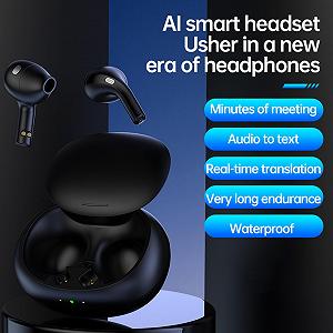 Наушники для перевода APP, Двухсторонний, 74 языков Онлайн-перевод Bluetooth 5.3 synthetic.ua - Фото 1