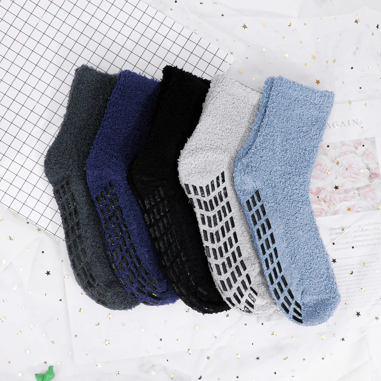 Пухнасті шкарпетки Без бренду Без серії Без моделі 5 пар Різнокольорові, фото №4 Пухнасті шкарпетки Без бренду Без серії Без моделі 5 пар Різнокольорові, фото №4