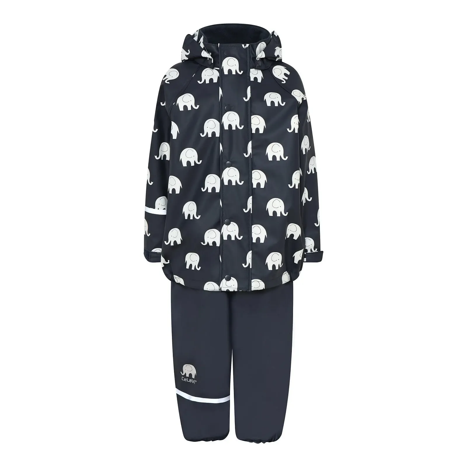 Дождевик Celavi Унисекс Детский Набор Рисунок Слон AOP PU Пальто, фото №1