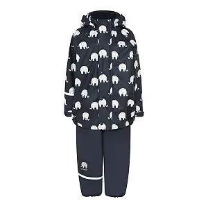 Дощовик Celavi Унісекс Дитячий Набір Малюнок Слон AOP PU Пальто - Фото 1