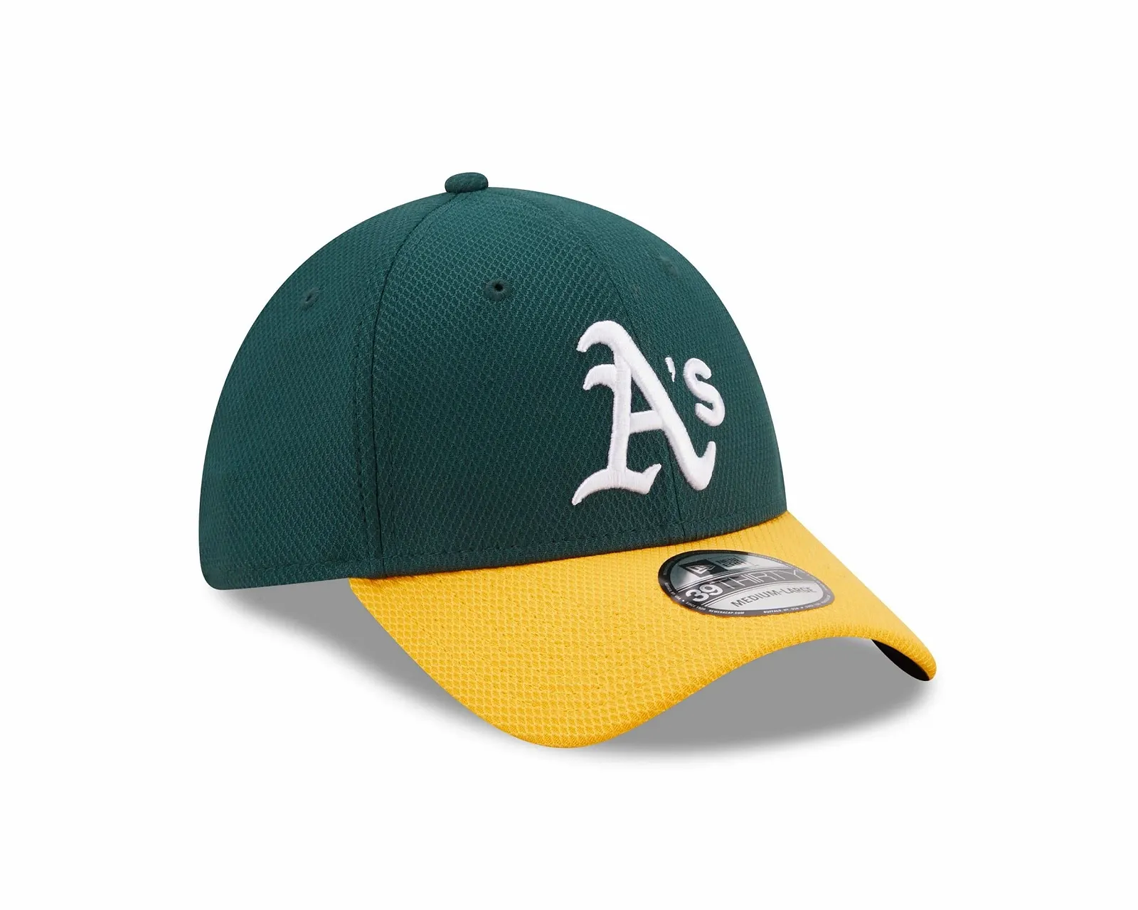 Кепка New Era MLB Diamond Era 39Thirty Stretch Oakland Athletics Темно-зеленая, фото №3 Кепка New Era MLB Diamond Era 39Thirty Stretch Oakland Athletics Темно-зеленая, фото №3