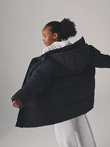 Комплект длинных стеганых пальто для девочек THE SET, 2 шт synthetic.ua - Фото 1